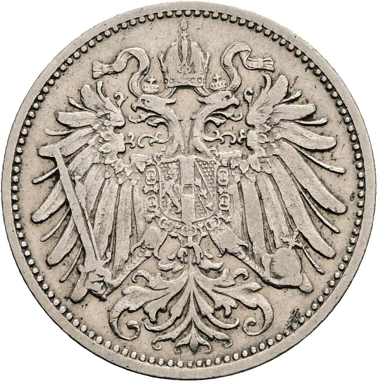 20 Heller Franz Joseph I. 1848-1916 1894 – Rückseite
