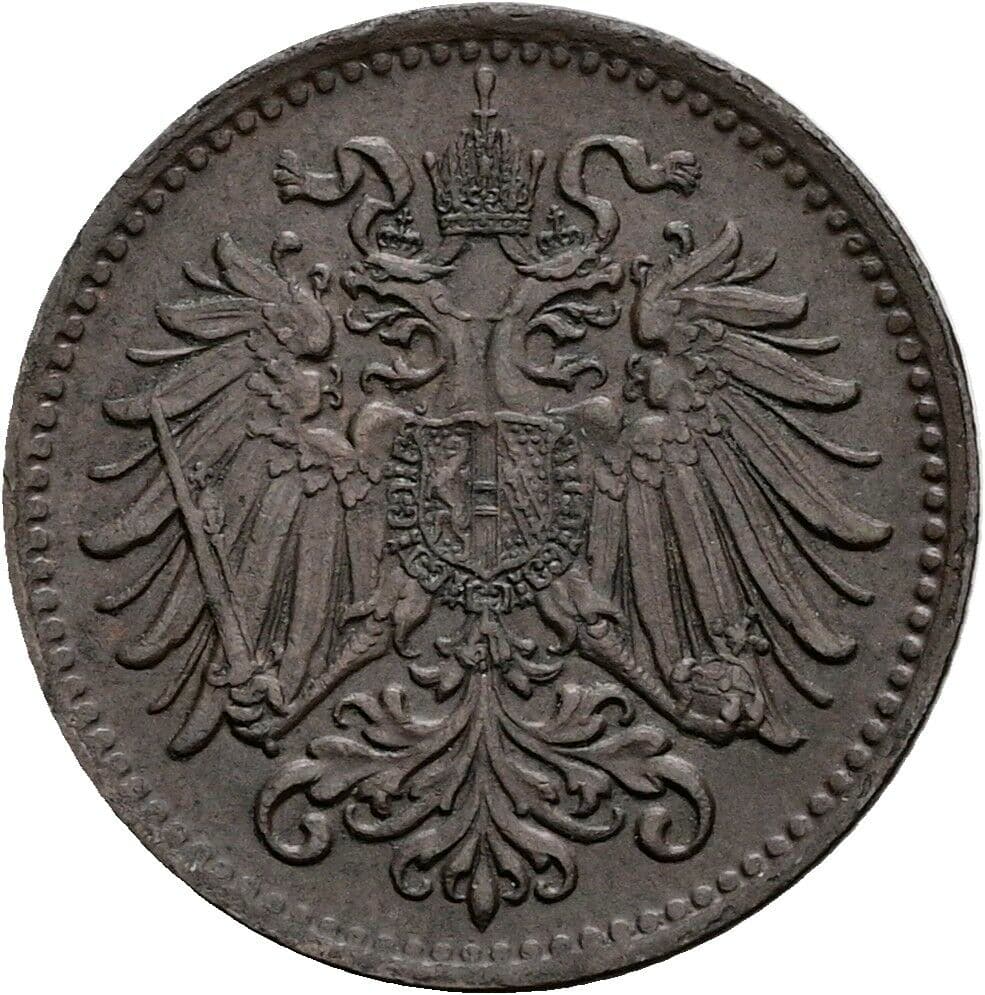 1 Heller Franz Joseph I. 1848-1916 1901 – Rückseite