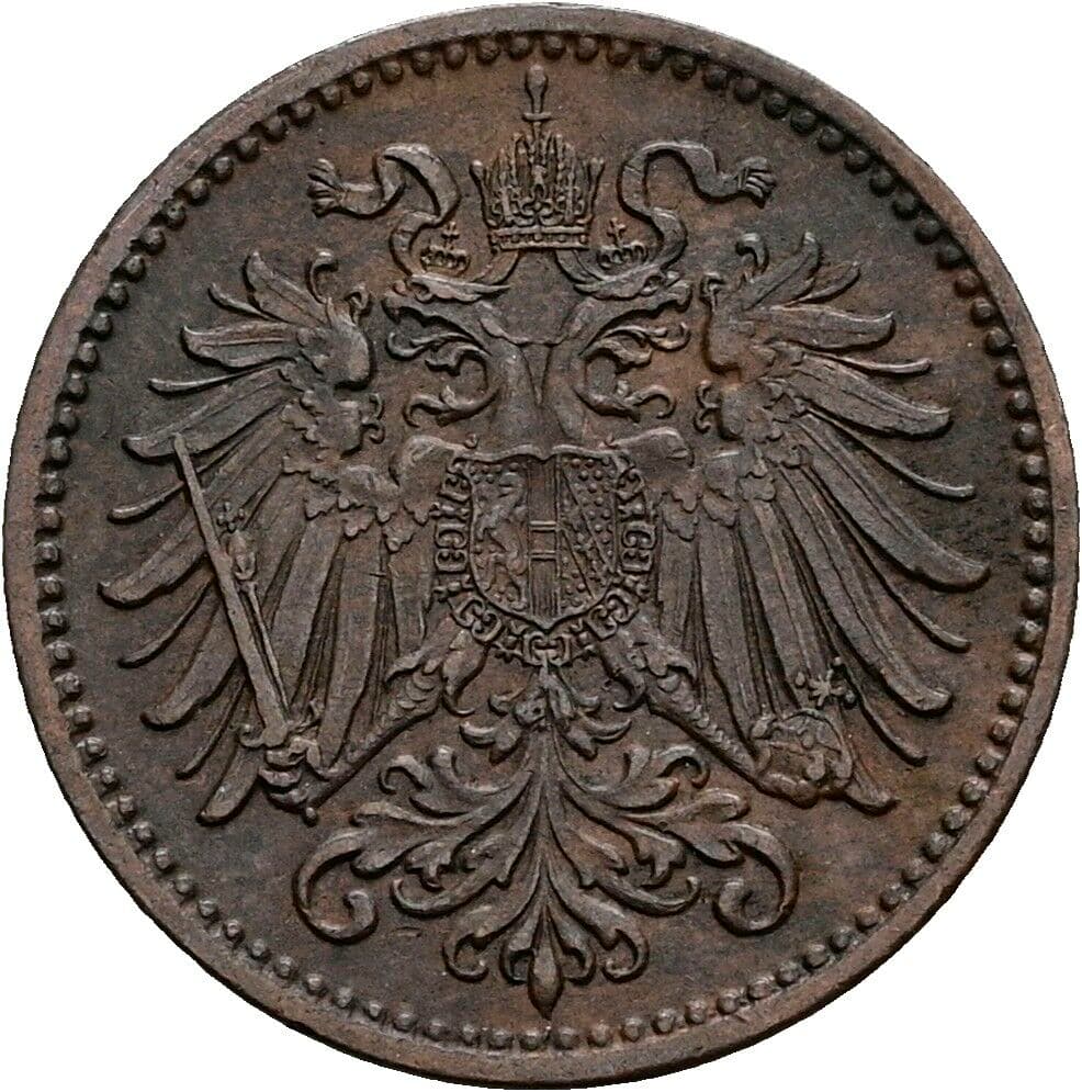 1 Heller Franz Joseph I. 1848-1916 1901 – Rückseite