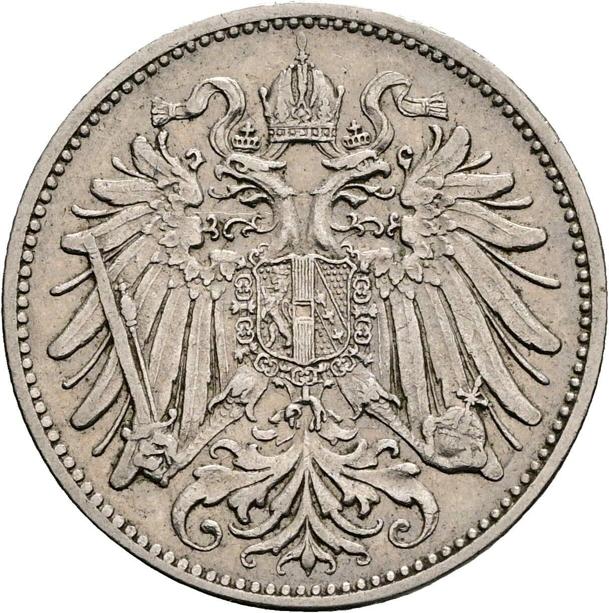 20 Heller Franz Joseph I. 1848-1916 1894 – Rückseite