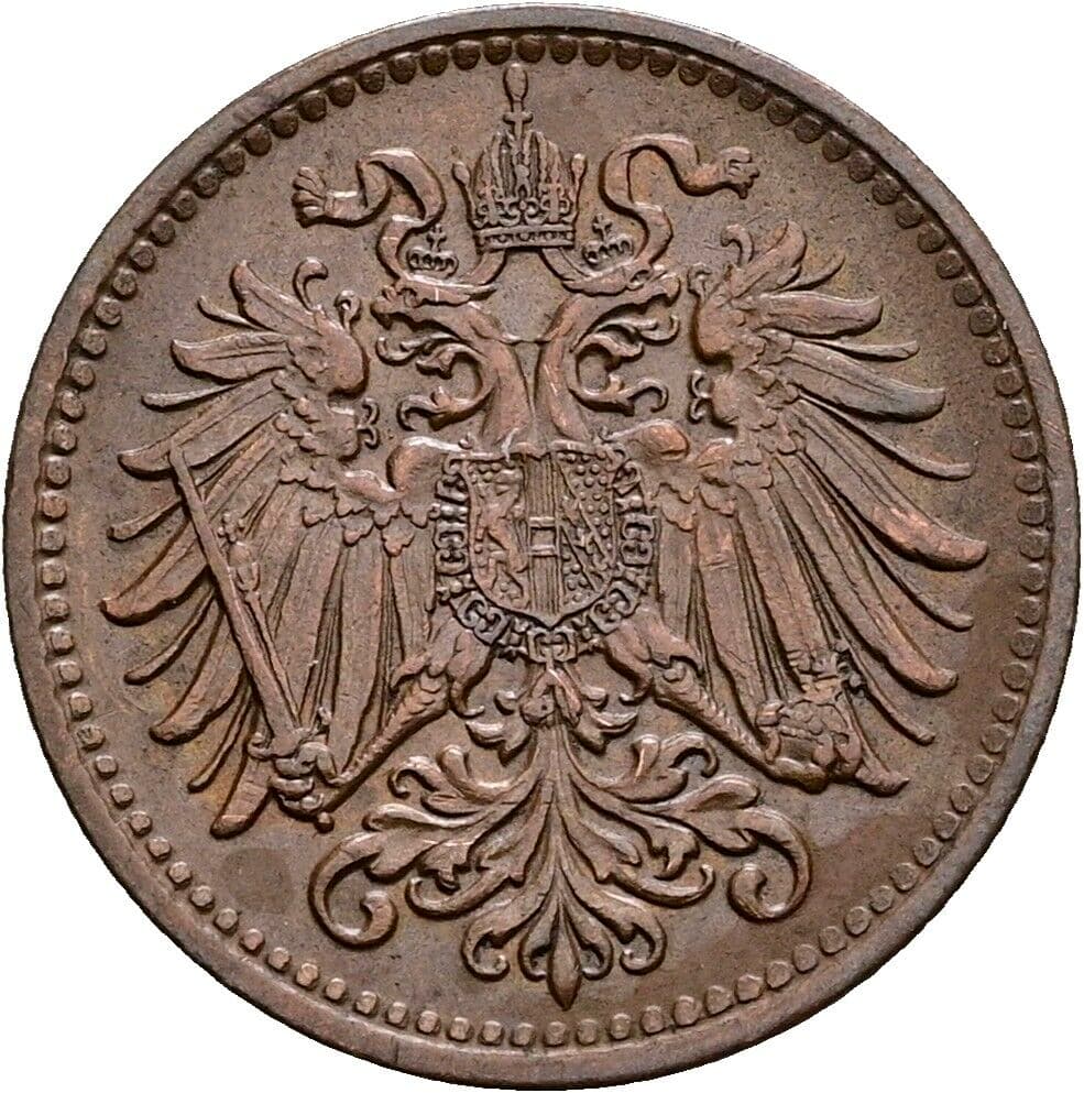 1 Heller Franz Joseph I. 1848-1916 1911 – Rückseite
