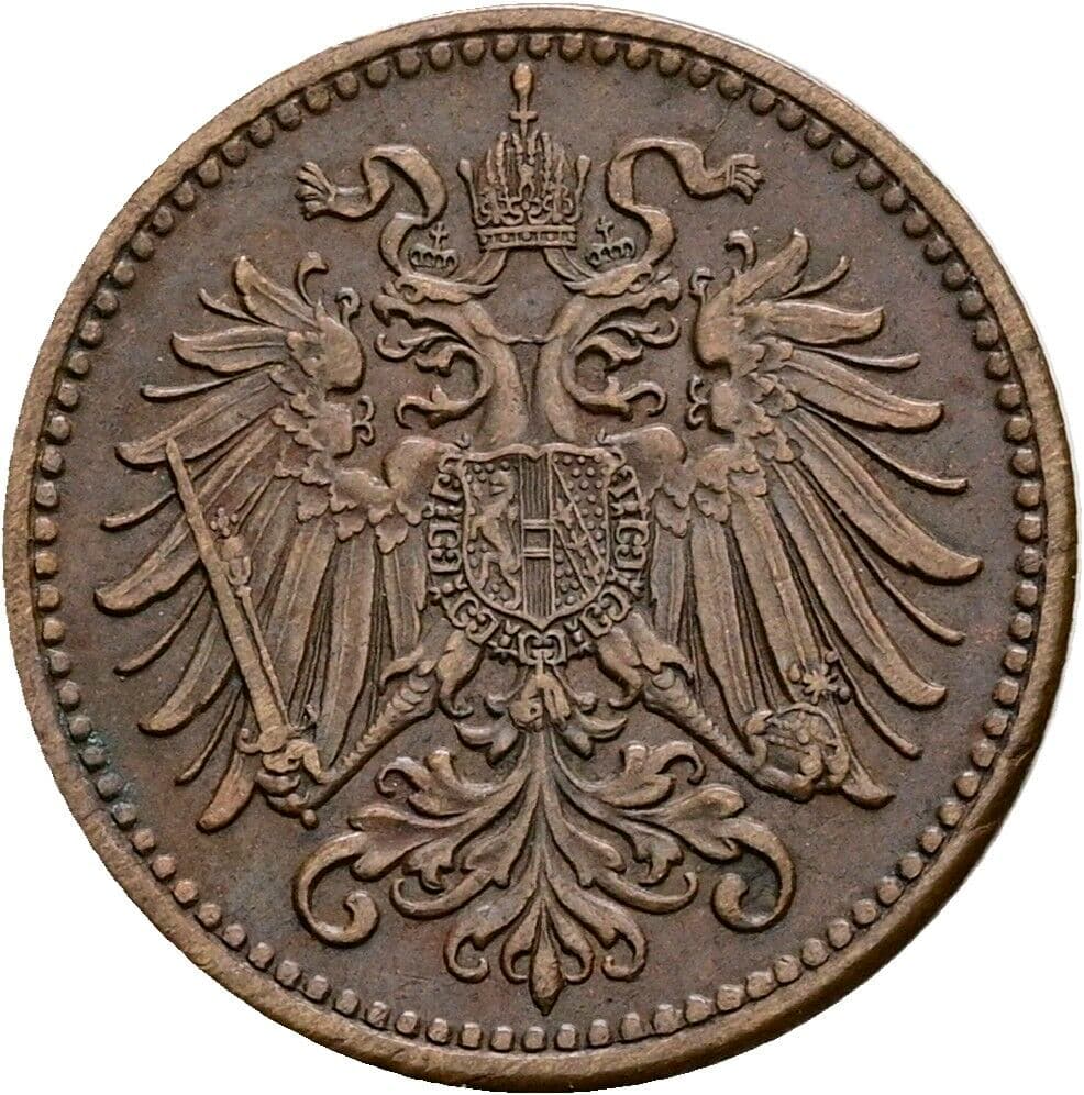 1 Heller Franz Joseph I. 1848-1916 1911 – Rückseite