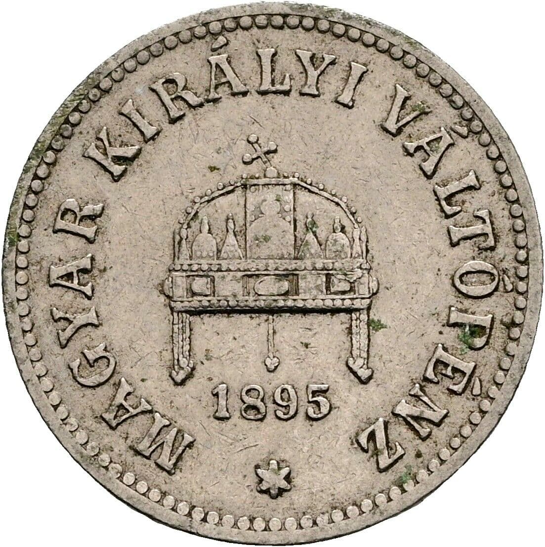 10 Filler Franz Joseph I. 1848-1916 1895 KB, Kremnitz – Rückseite