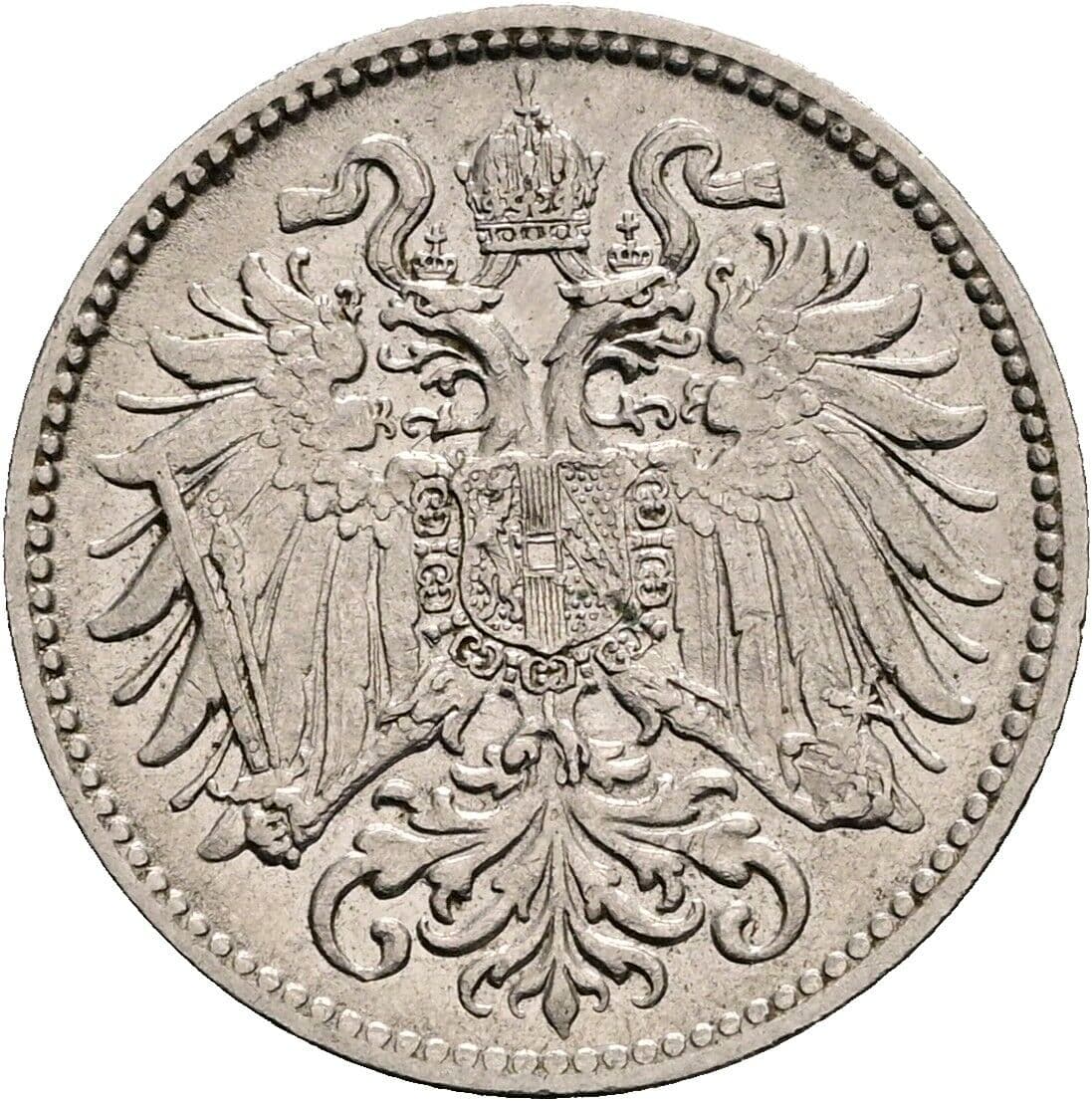 10 Heller Franz Joseph I. 1848-1916 1909 – Rückseite