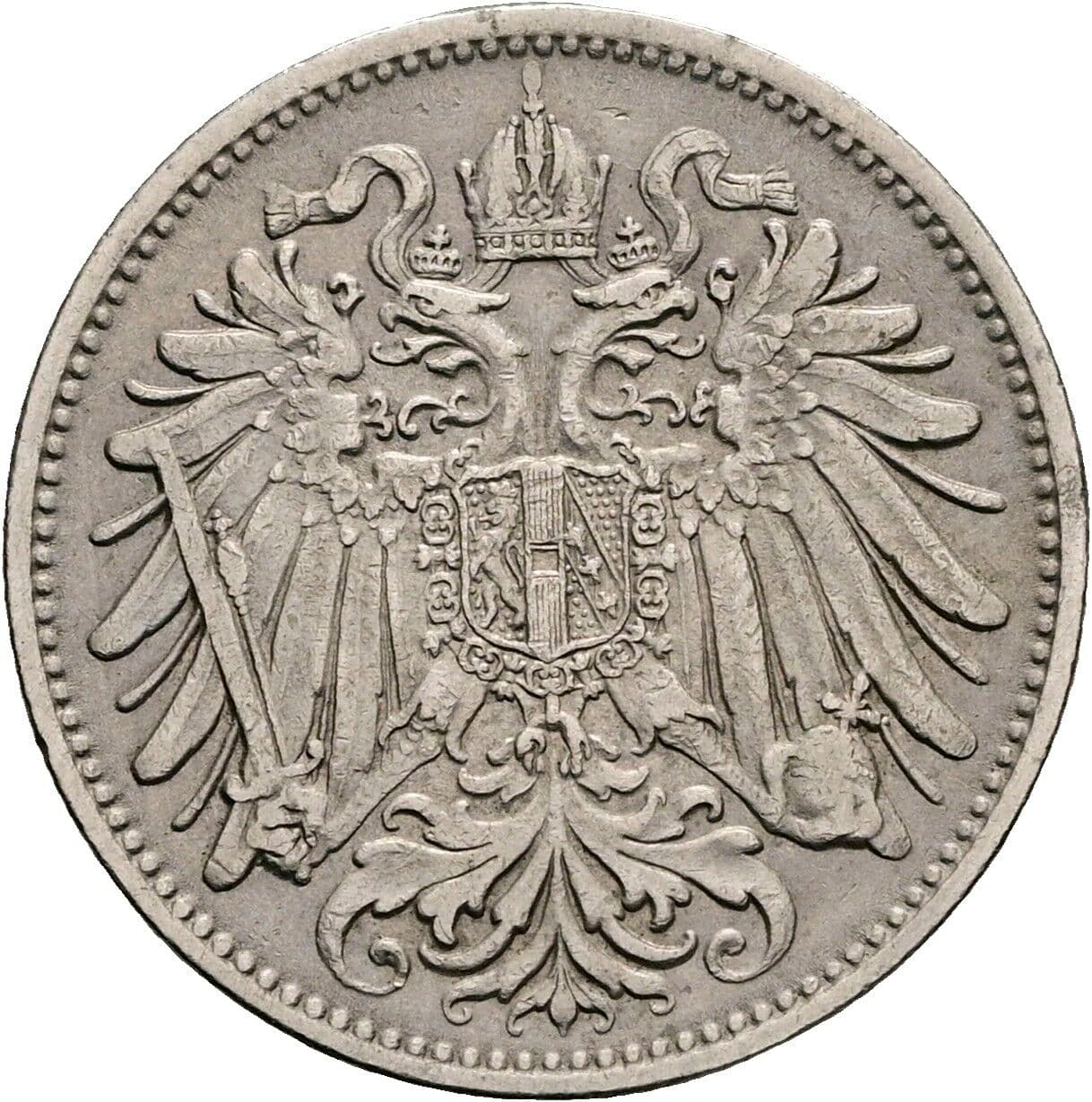 20 Heller Franz Joseph I. 1848-1916 1894 – Rückseite