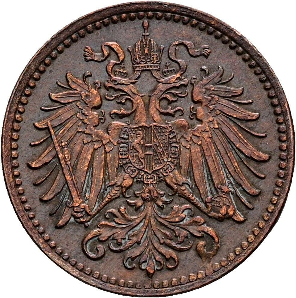 1 Heller Franz Joseph I. 1848-1916 1916 – Rückseite
