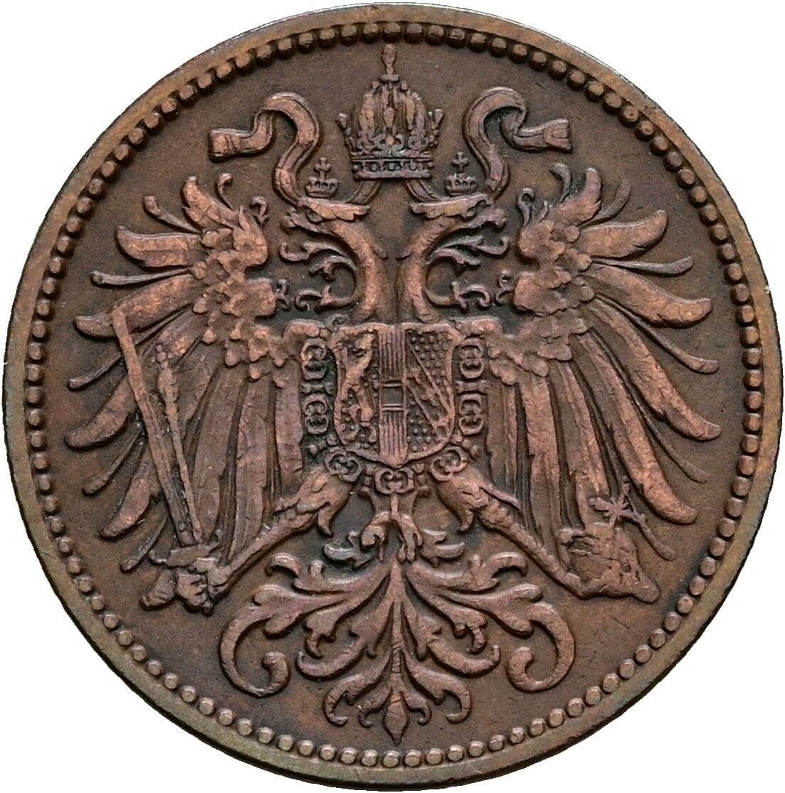 2 Heller Franz Joseph I. 1848-1916 1912 – Rückseite