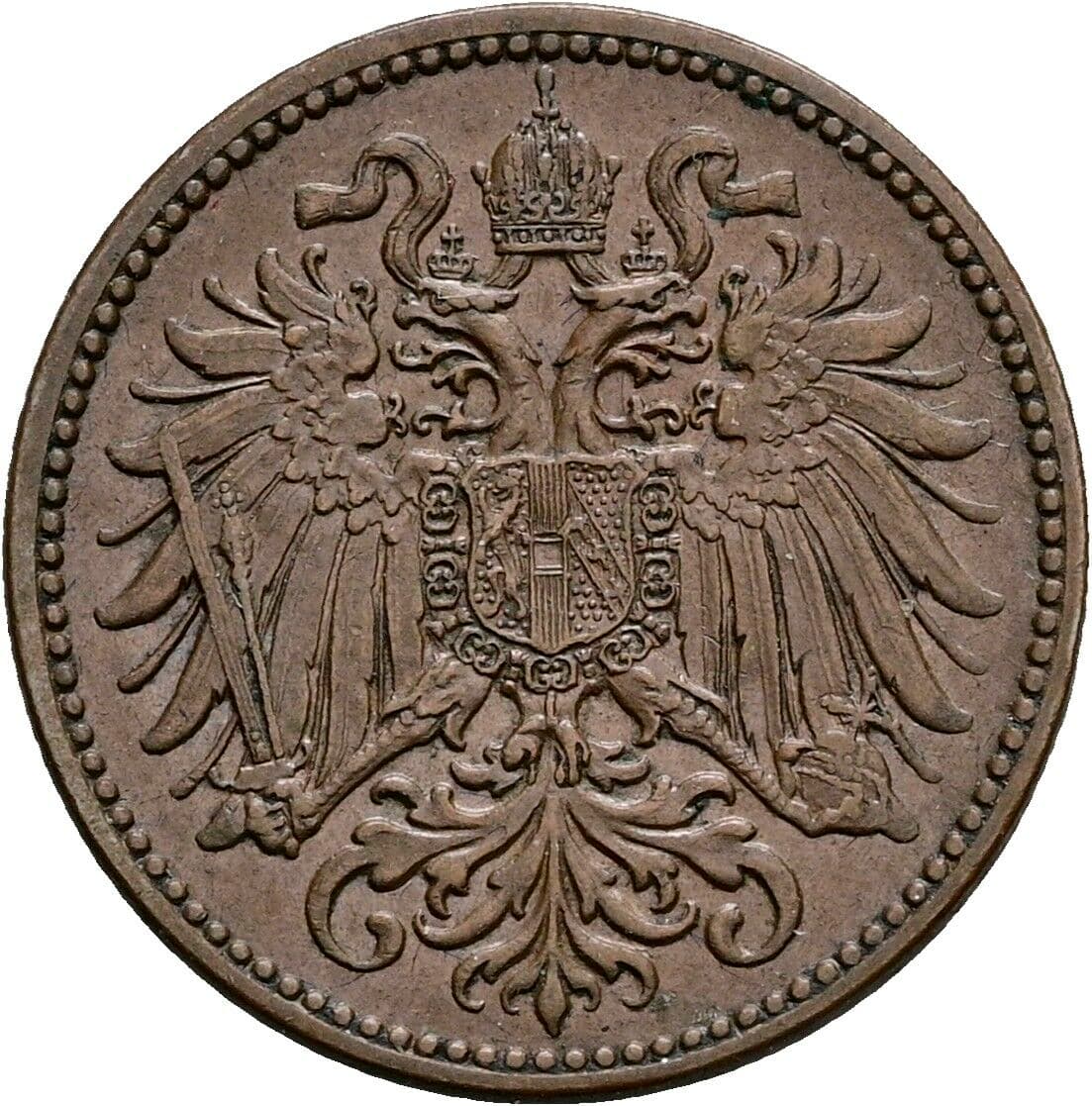 2 Heller Franz Joseph I. 1848-1916 1911 – Rückseite