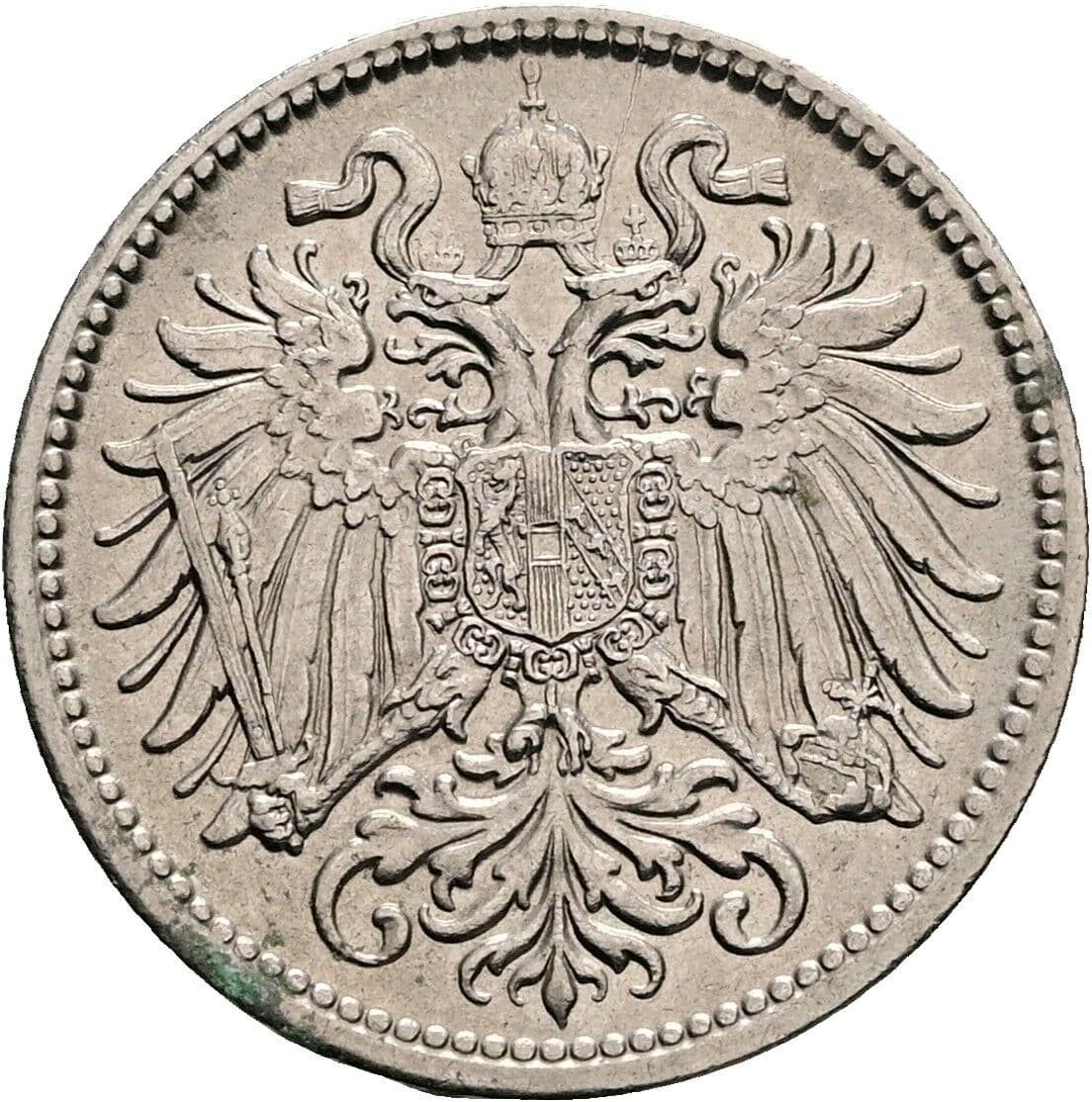 10 Heller Franz Joseph I. 1848-1916 1909 – Rückseite