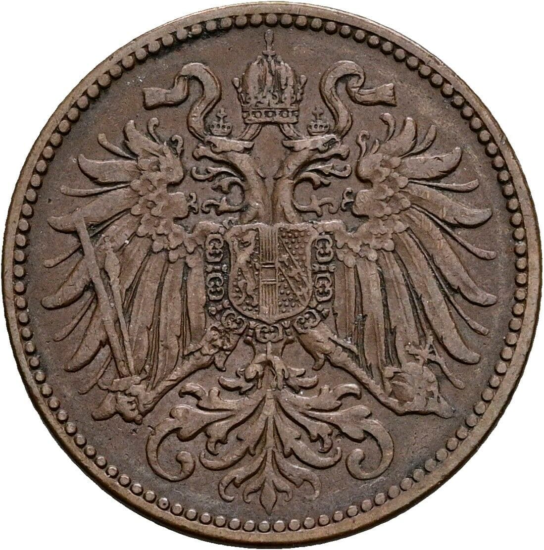 2 Heller Franz Joseph I. 1848-1916 1911 – Rückseite