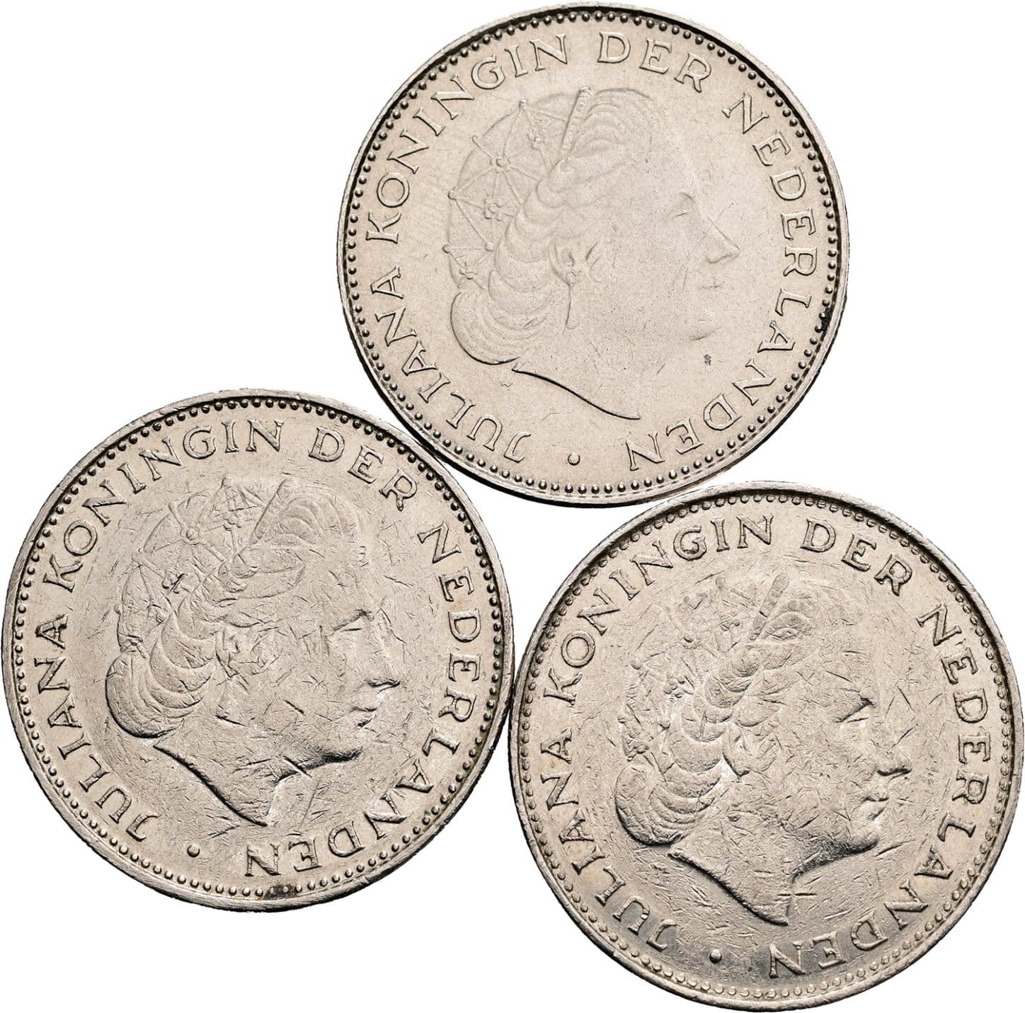 Lot 3 Stück 2 1/2 Gulden