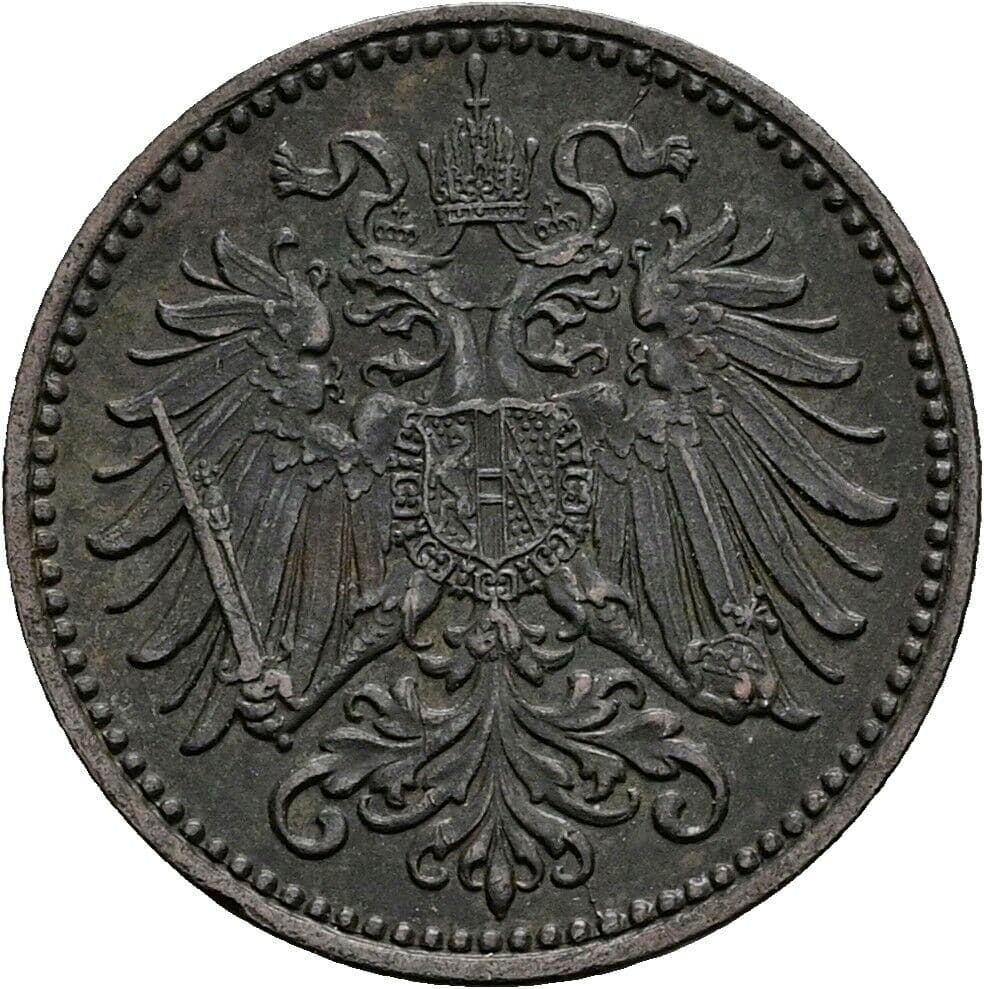 1 Heller Franz Joseph I. 1848-1916 1901 – Rückseite