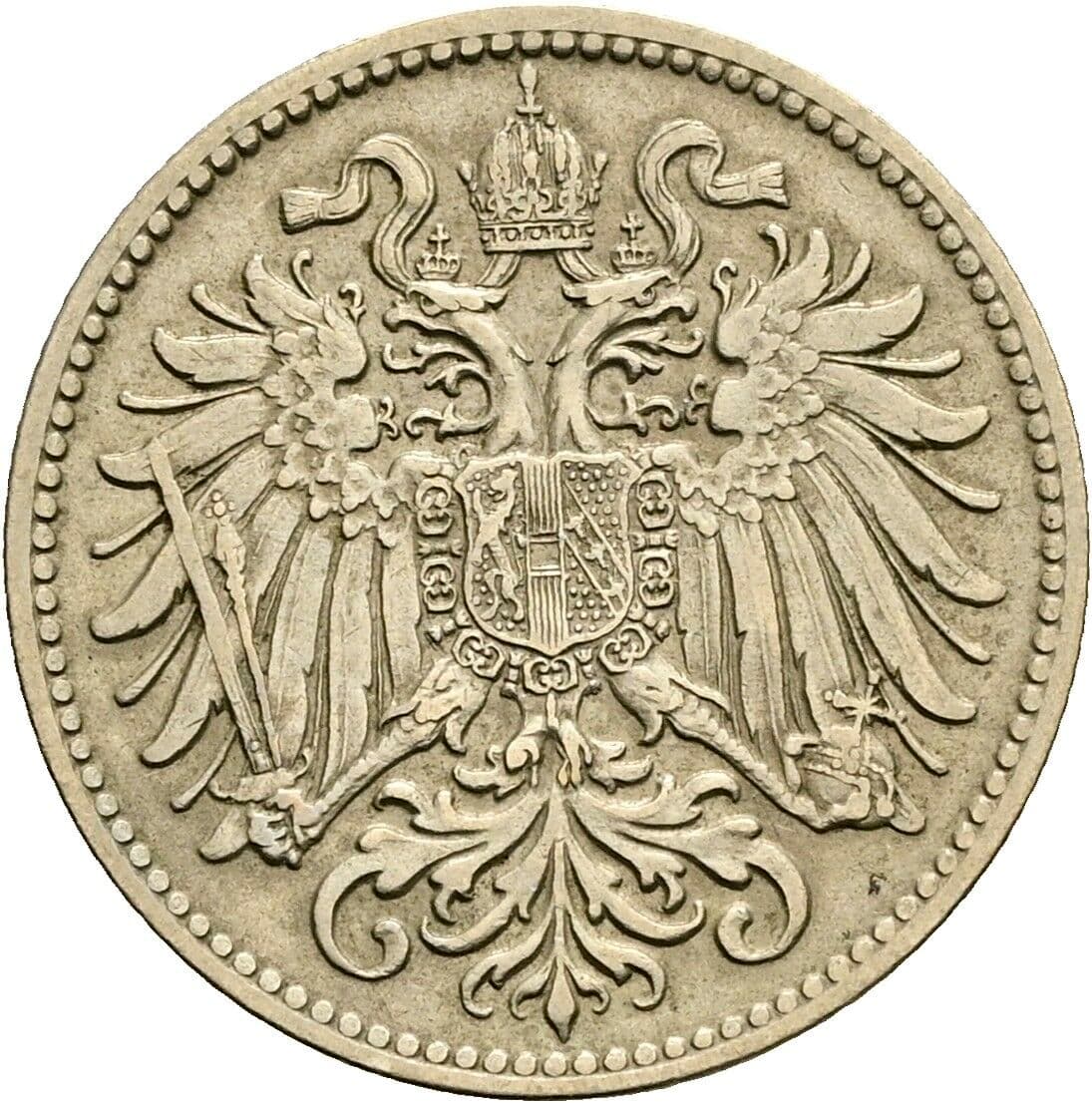 10 Heller Franz Joseph I. 1848-1916 1915 – Rückseite