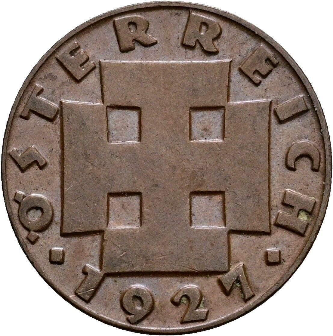 2 Groschen 1927 – Rückseite