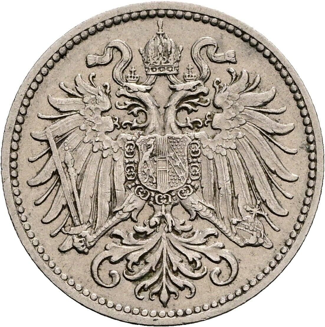 10 Heller Franz Joseph I. 1848-1916 1907 – Rückseite