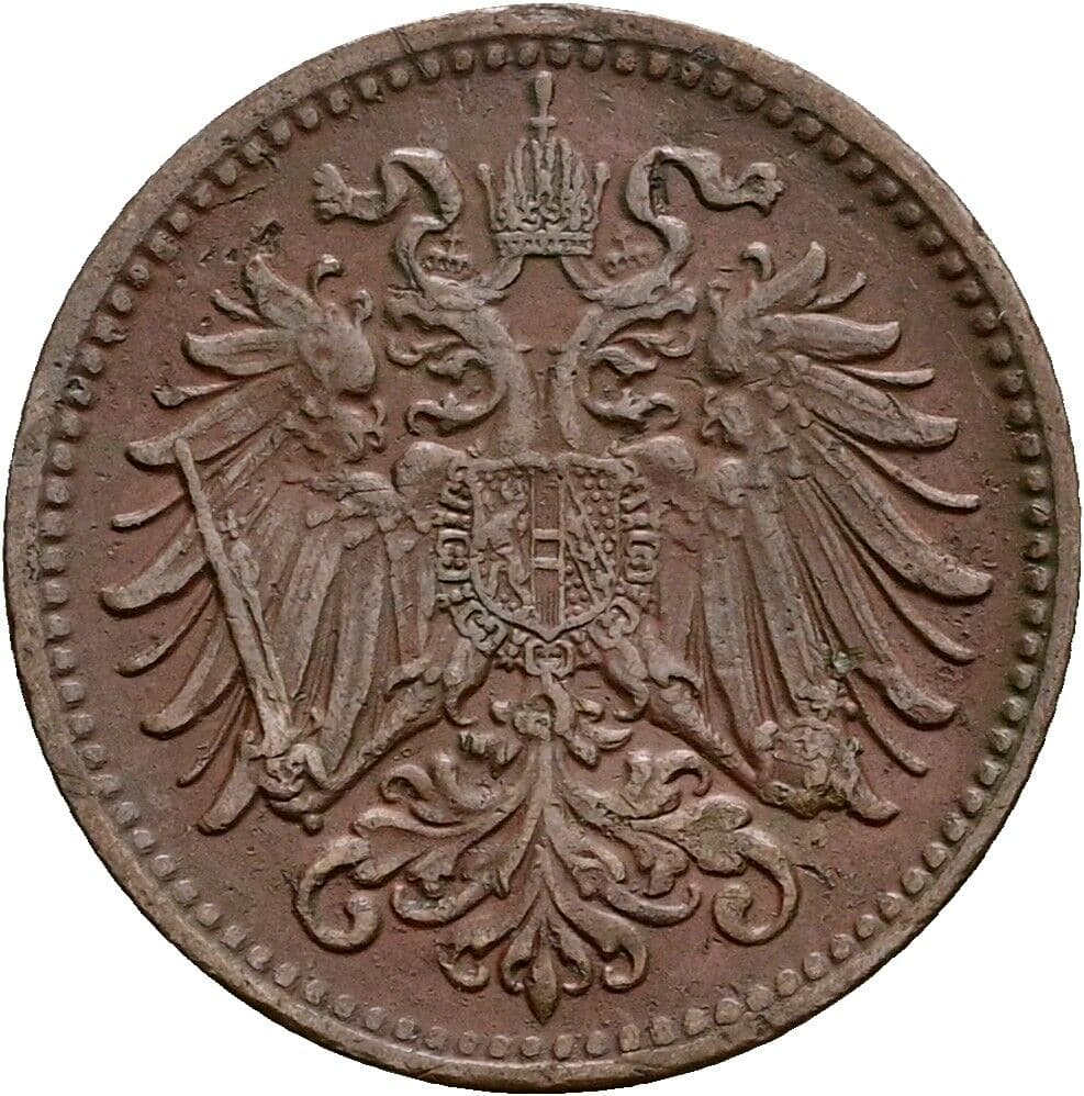 1 Heller Franz Joseph I. 1848-1916 1912 – Rückseite