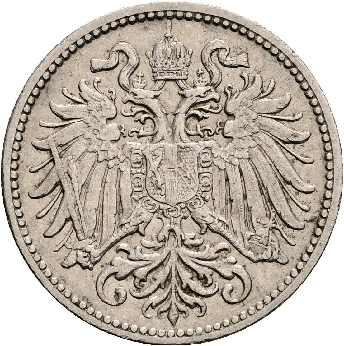 10 Heller Franz Joseph I. 1848-1916 1910 – Rückseite