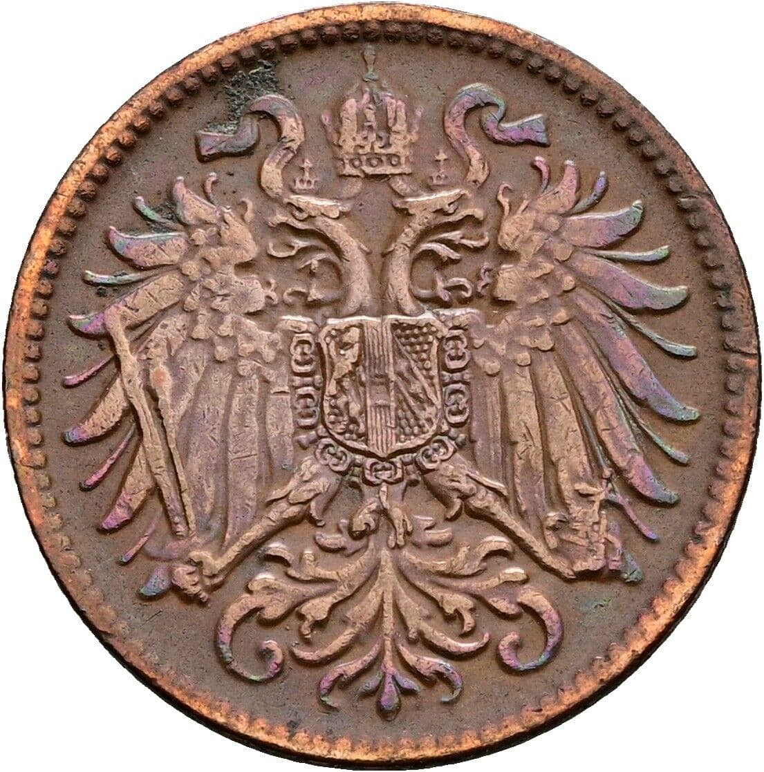 2 Heller Franz Joseph I. 1848-1916 1911 – Rückseite