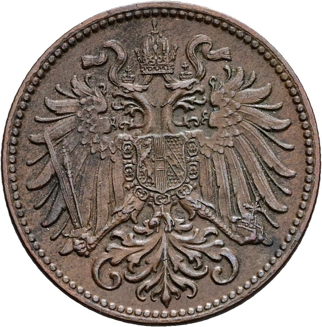 2 Heller Franz Joseph I. 1848-1916 1906 – Rückseite