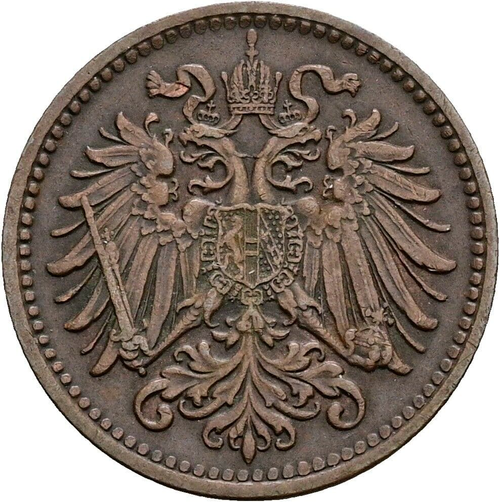 1 Heller Franz Joseph I. 1848-1916 1911 – Rückseite