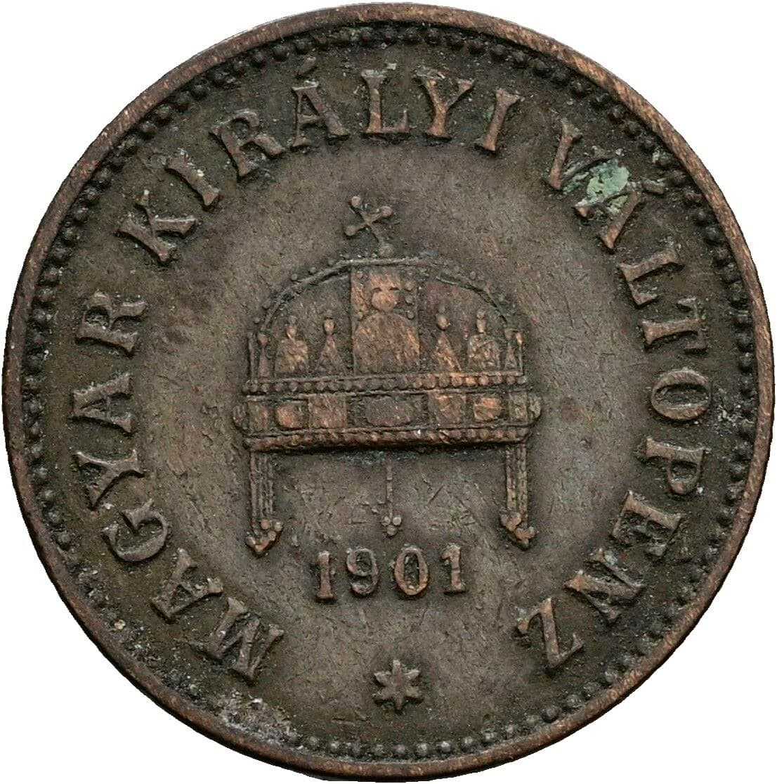 2 Filler Franz Joseph I. 1848-1916 1901 KB – Rückseite