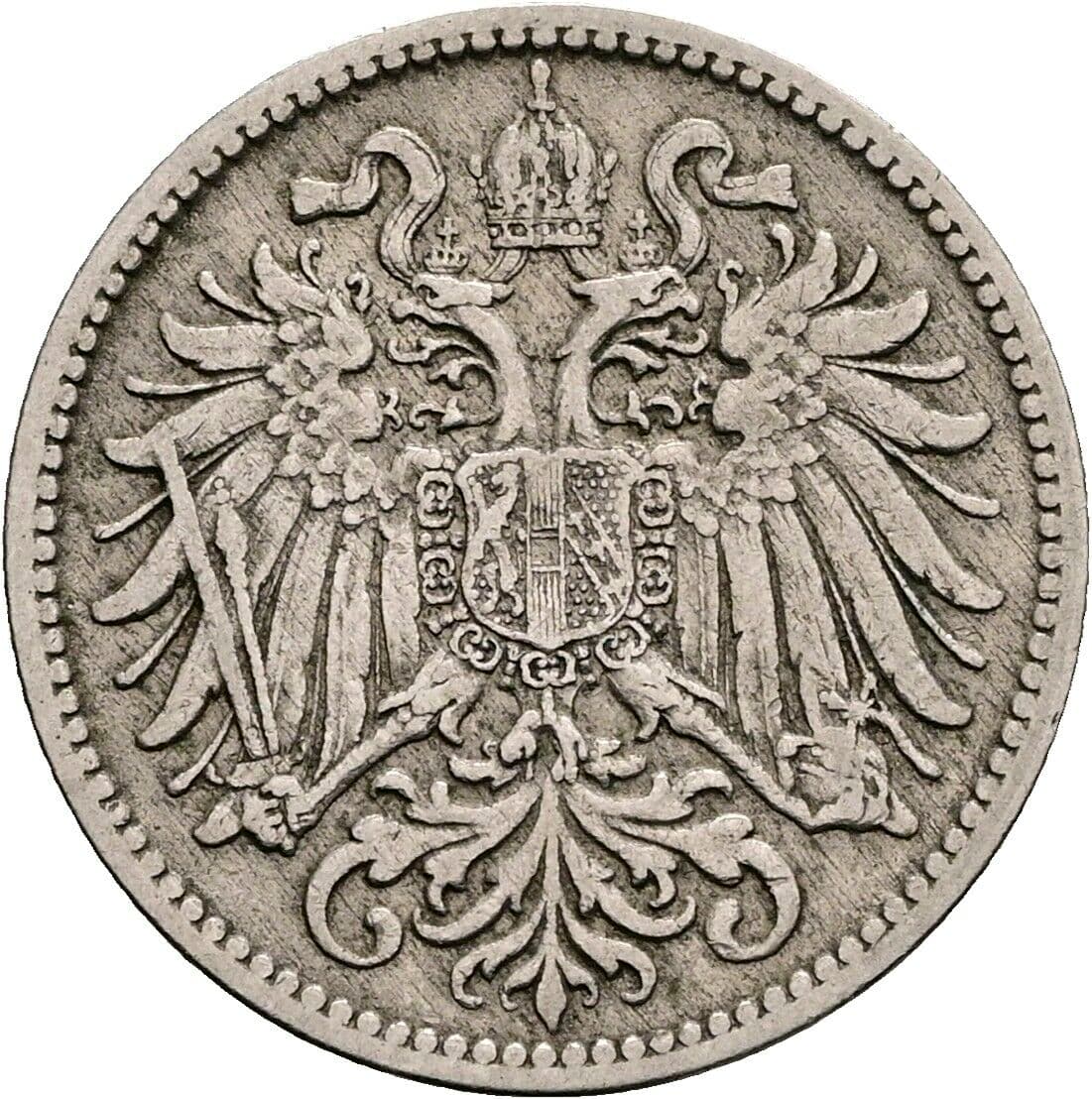 10 Heller Franz Joseph I. 1848-1916 1895 – Rückseite