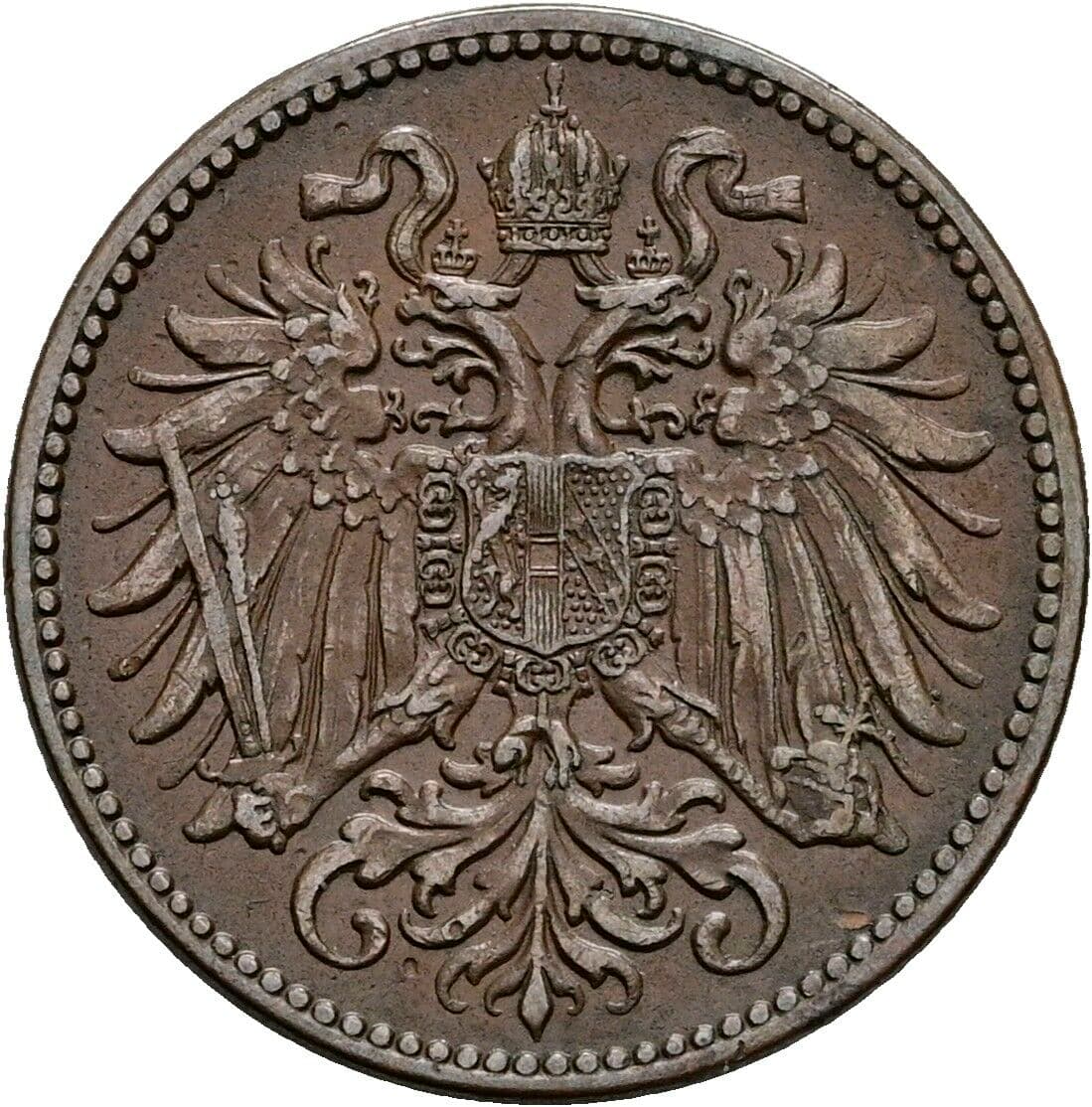2 Heller Franz Joseph I. 1848-1916 1911 – Rückseite