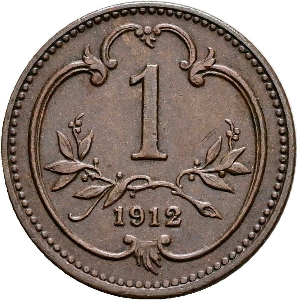 1 Heller Franz Joseph I. 1848-1916 1912 – Vorderseite