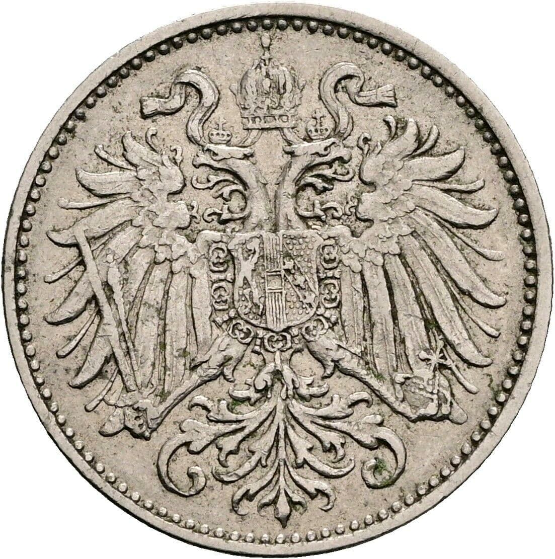 10 Heller Franz Joseph I. 1848-1916 1893 – Rückseite