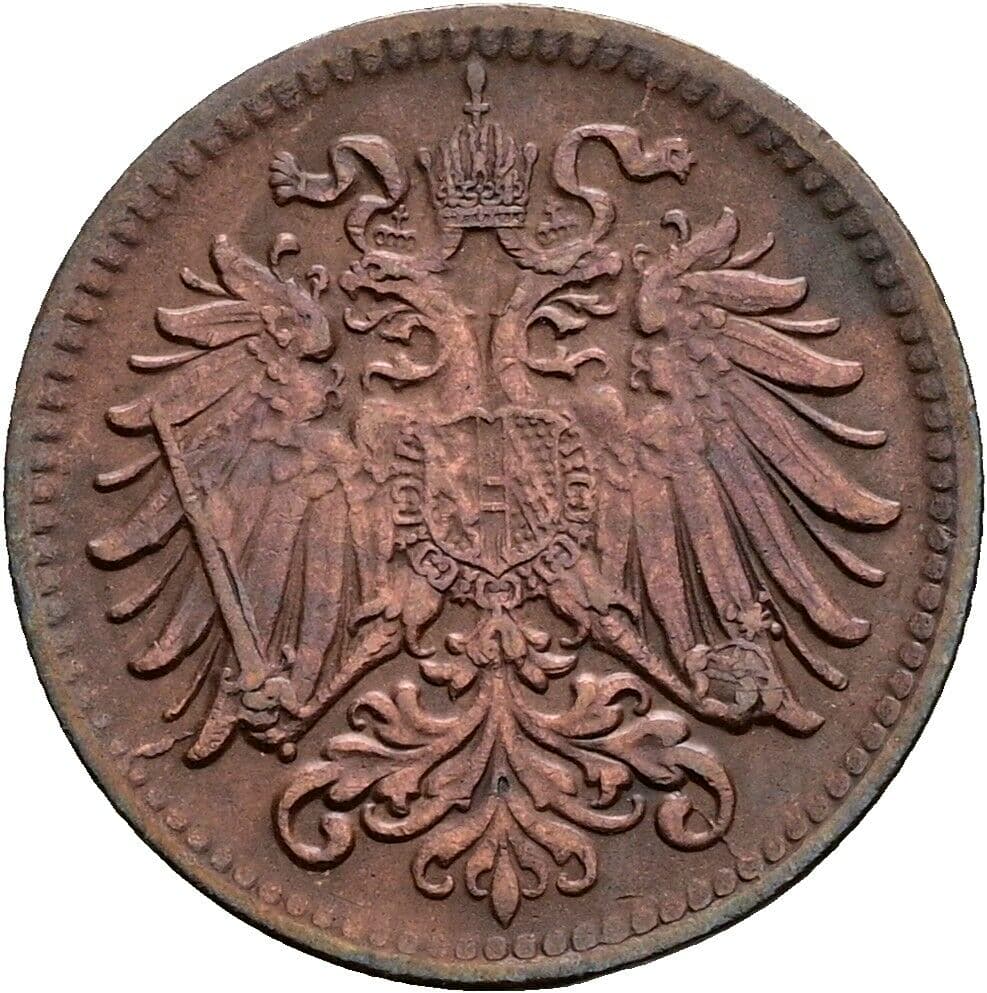 1 Heller Franz Joseph I. 1848-1916 1912 – Rückseite