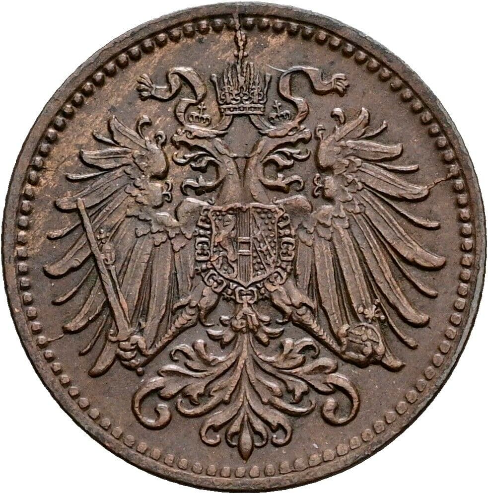 1 Heller Franz Joseph I. 1848-1916 1912 – Rückseite
