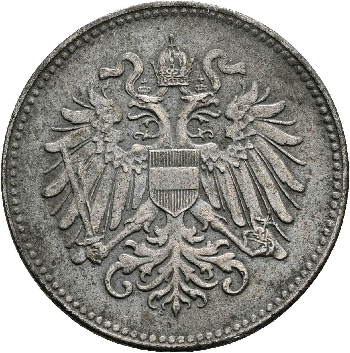 20 Heller Karl I. (1916-1918) 1918 – Rückseite