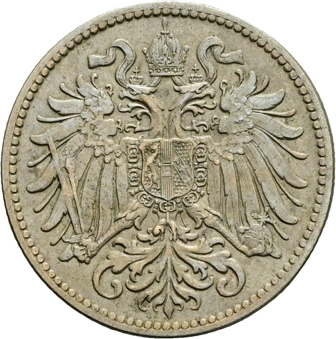 10 Heller Franz Joseph I. 1848-1916 1915 – Rückseite