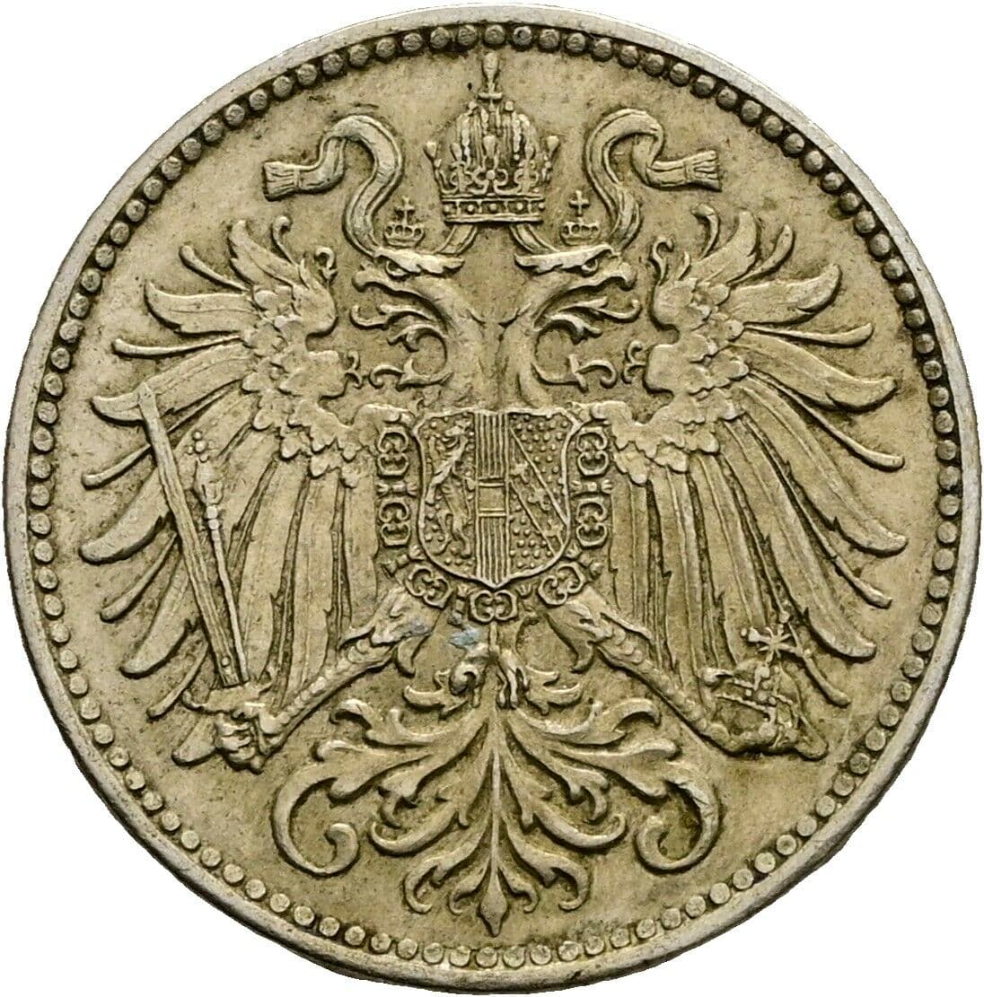 10 Heller Franz Joseph I. 1848-1916 1915 – Rückseite