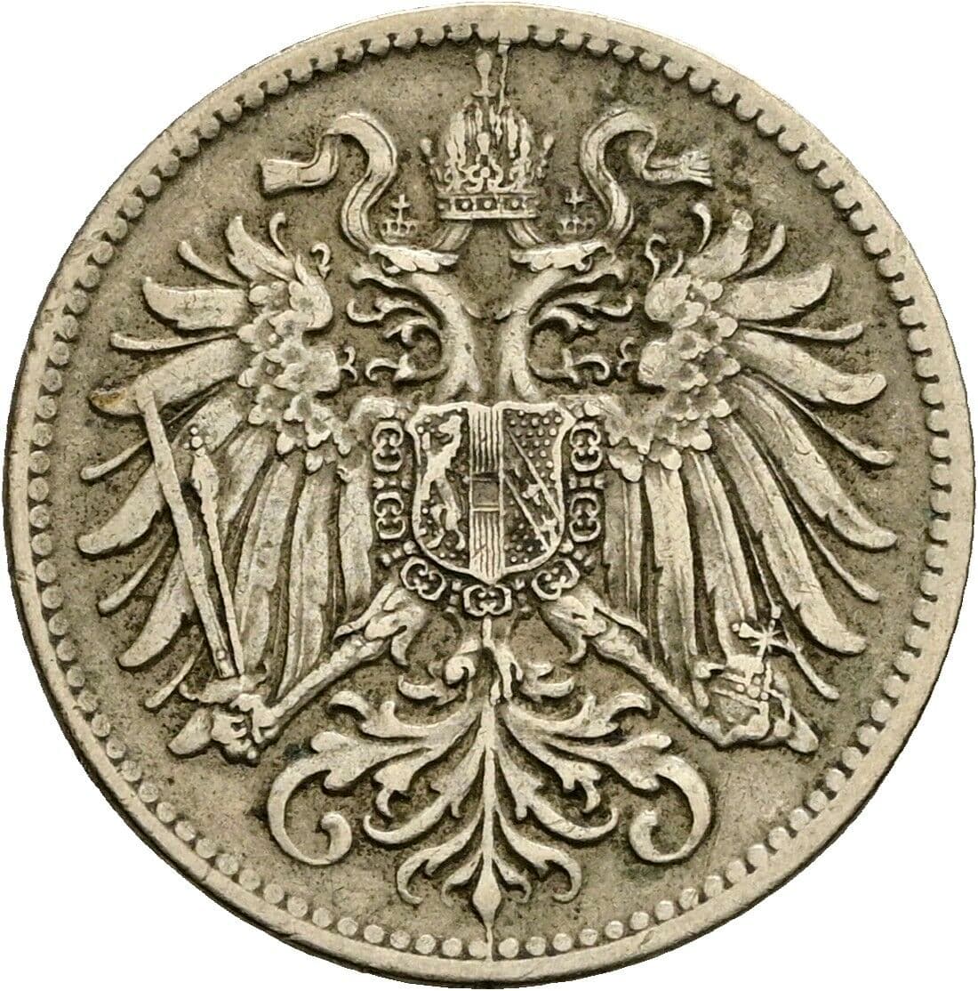 10 Heller Franz Joseph I. 1848-1916 1915 – Rückseite