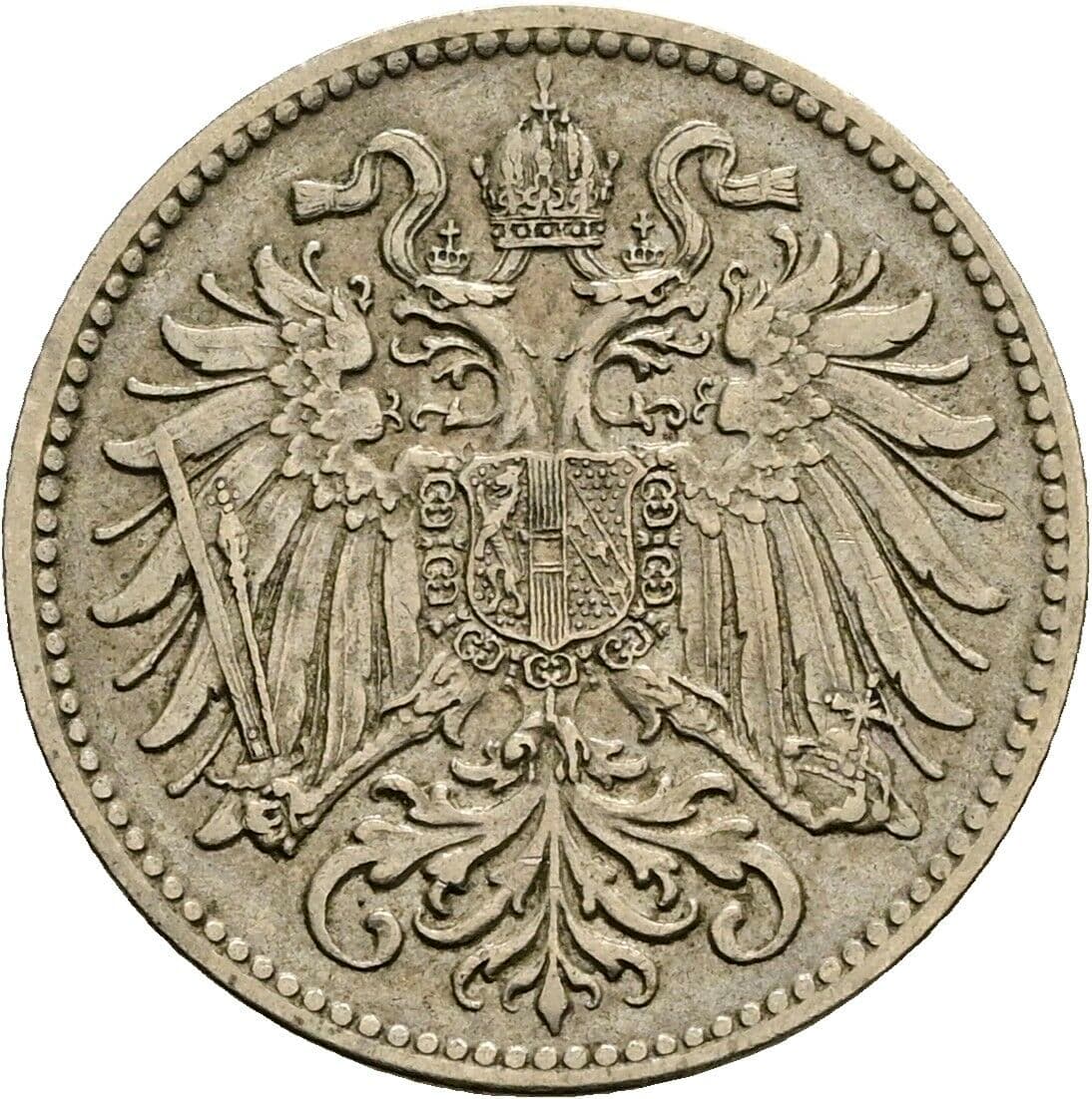 10 Heller Franz Joseph I. 1848-1916 1915 – Rückseite