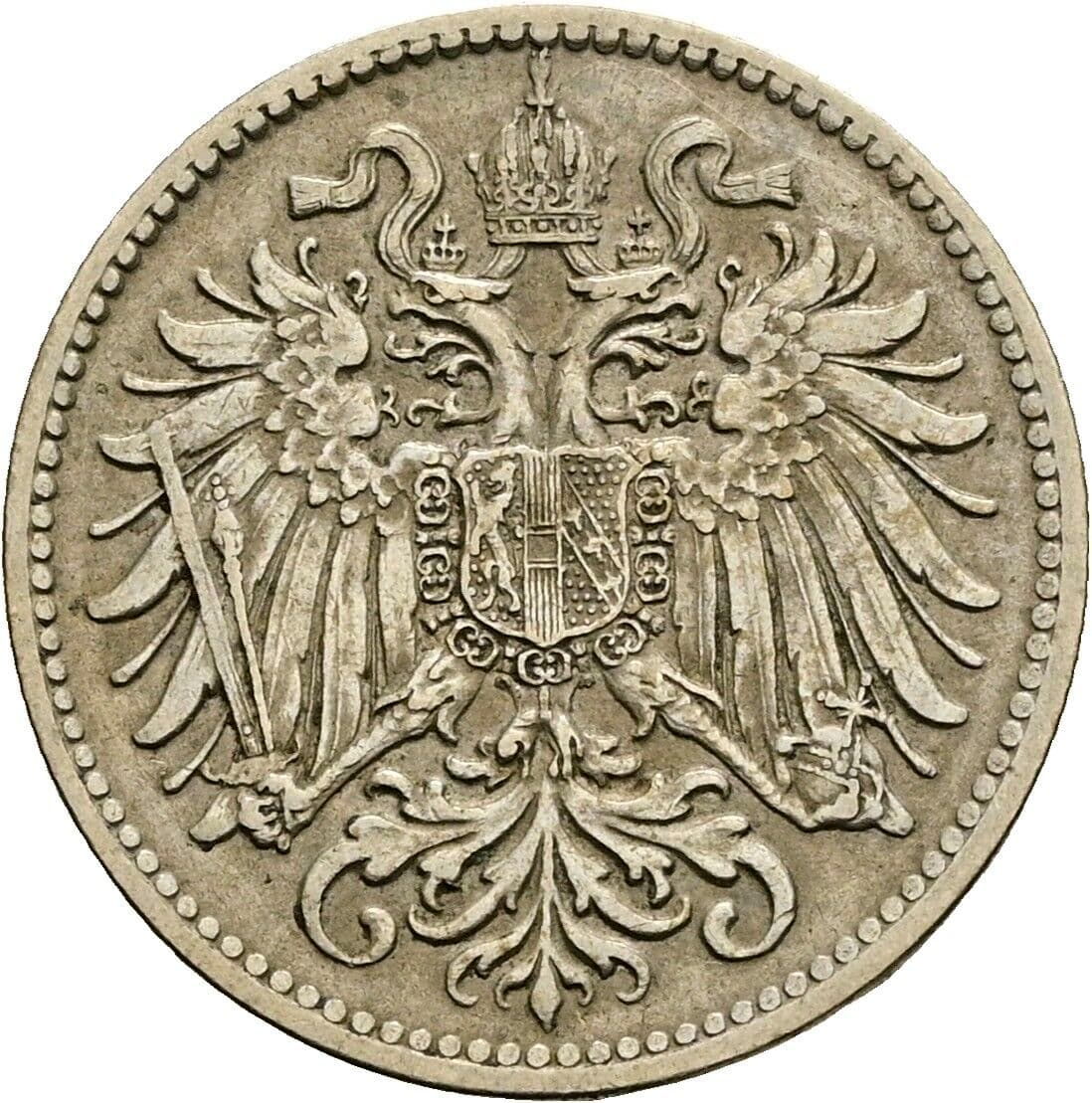 10 Heller Franz Joseph I. 1848-1916 1915 – Rückseite