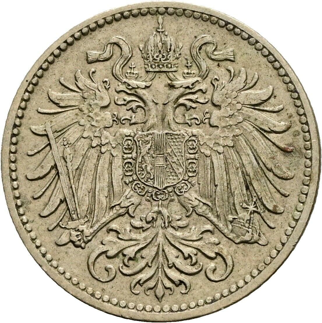10 Heller Franz Joseph I. 1848-1916 1915 – Rückseite