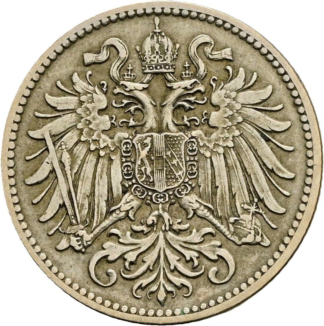 10 Heller Franz Joseph I. 1848-1916 1915 – Rückseite