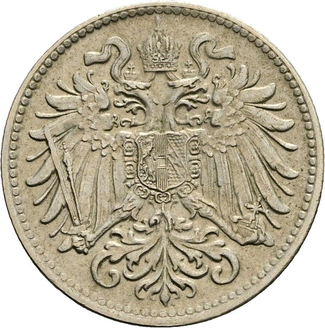 10 Heller Franz Joseph I. 1848-1916 1915 – Rückseite