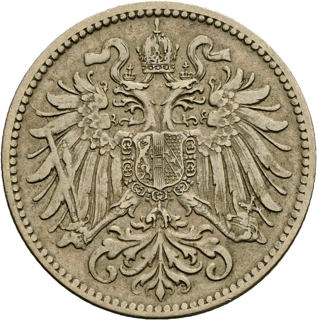 10 Heller Franz Joseph I. 1848-1916 1915 – Rückseite