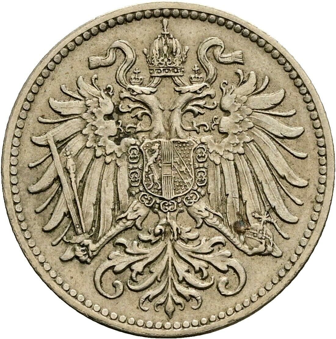 10 Heller Franz Joseph I. 1848-1916 1915 – Rückseite