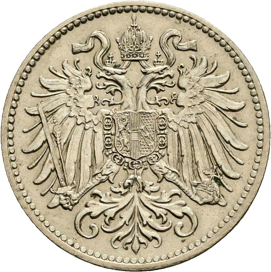10 Heller Franz Joseph I. 1848-1916 1915 – Rückseite