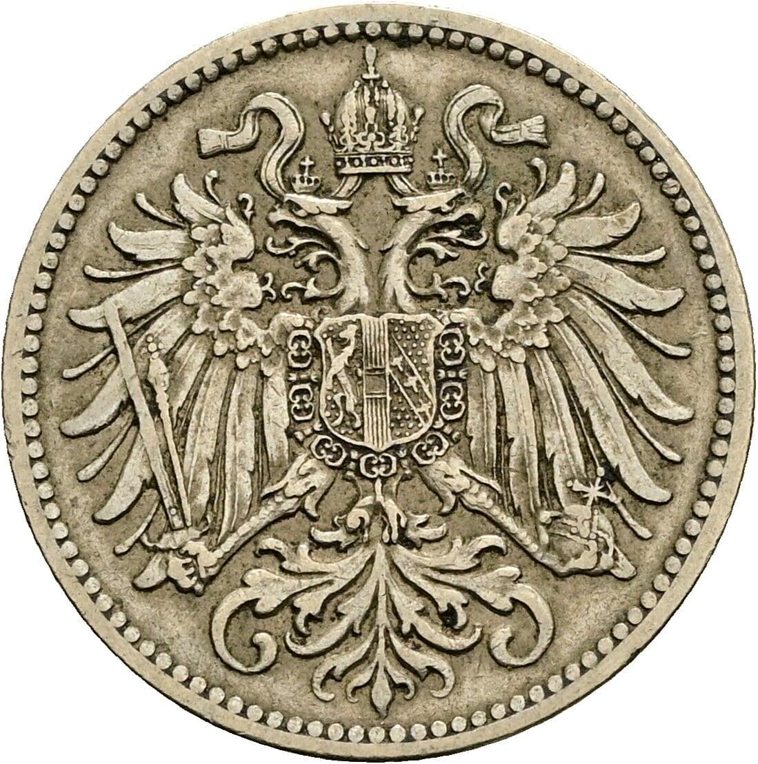 10 Heller Franz Joseph I. 1848-1916 1915 – Rückseite
