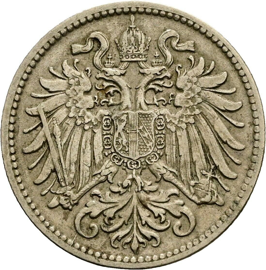 10 Heller Franz Joseph I. 1848-1916 1915 – Rückseite