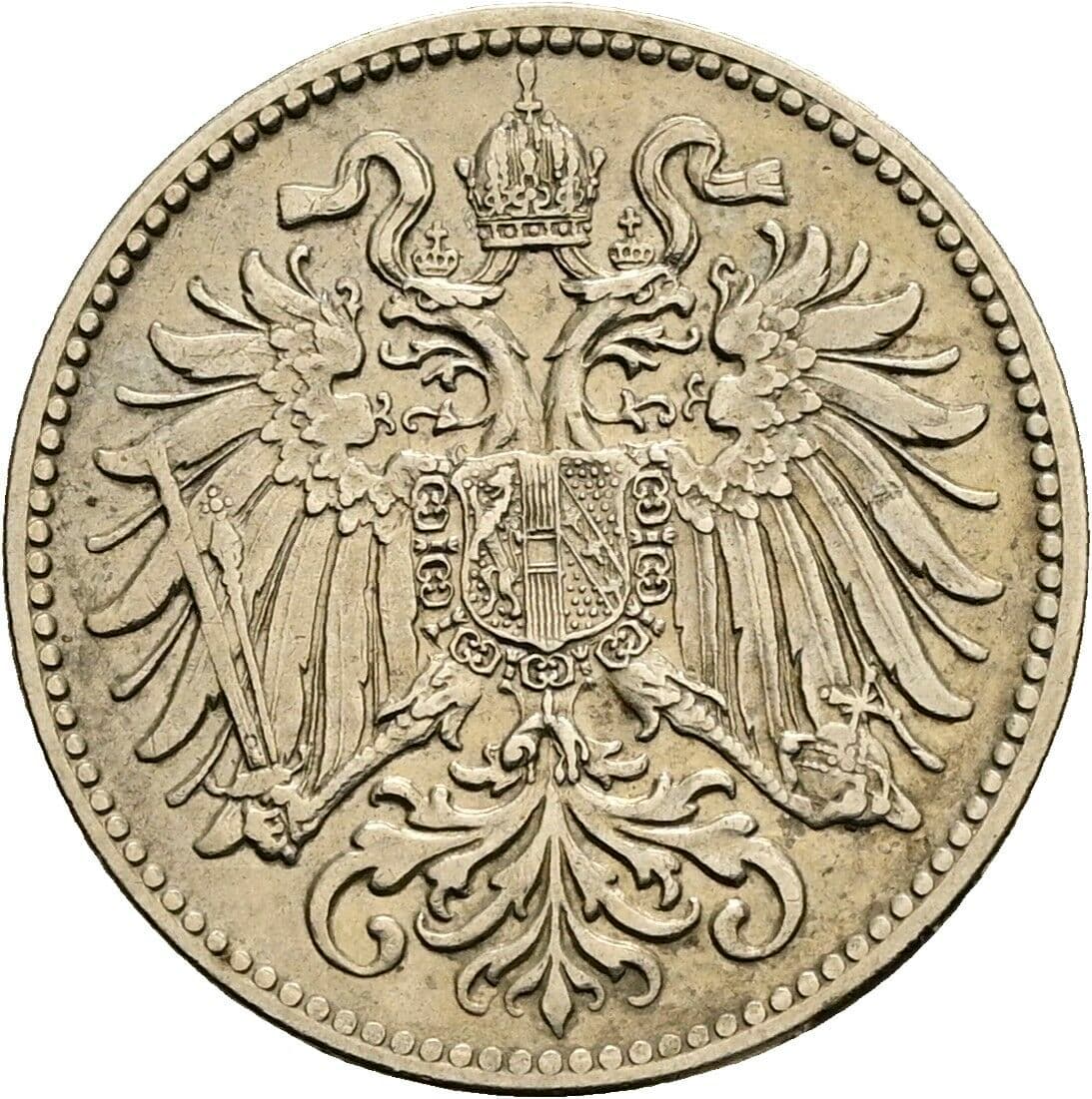 10 Heller Franz Joseph I. 1848-1916 1915 – Rückseite