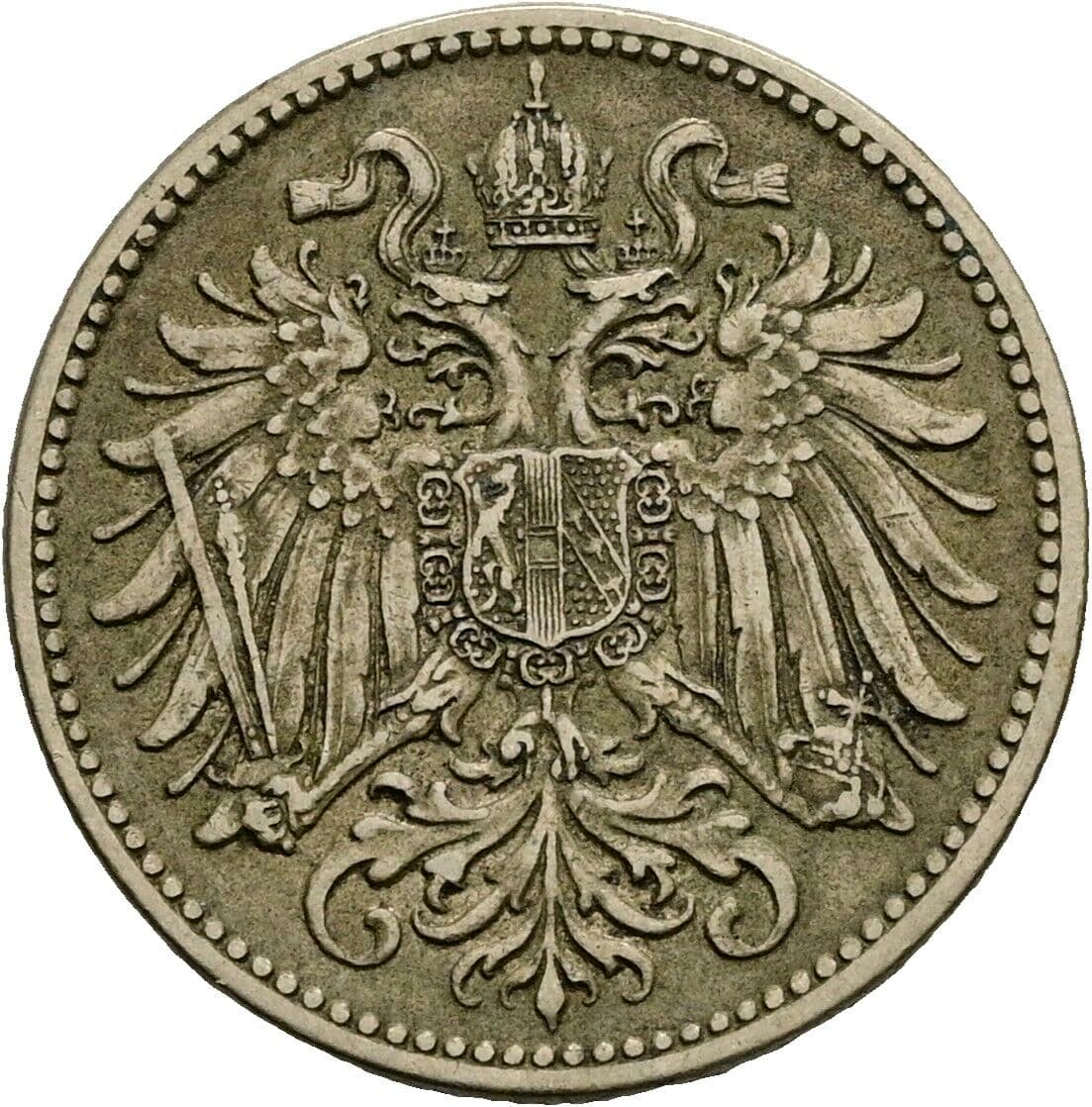 10 Heller Franz Joseph I. 1848-1916 1915 – Rückseite