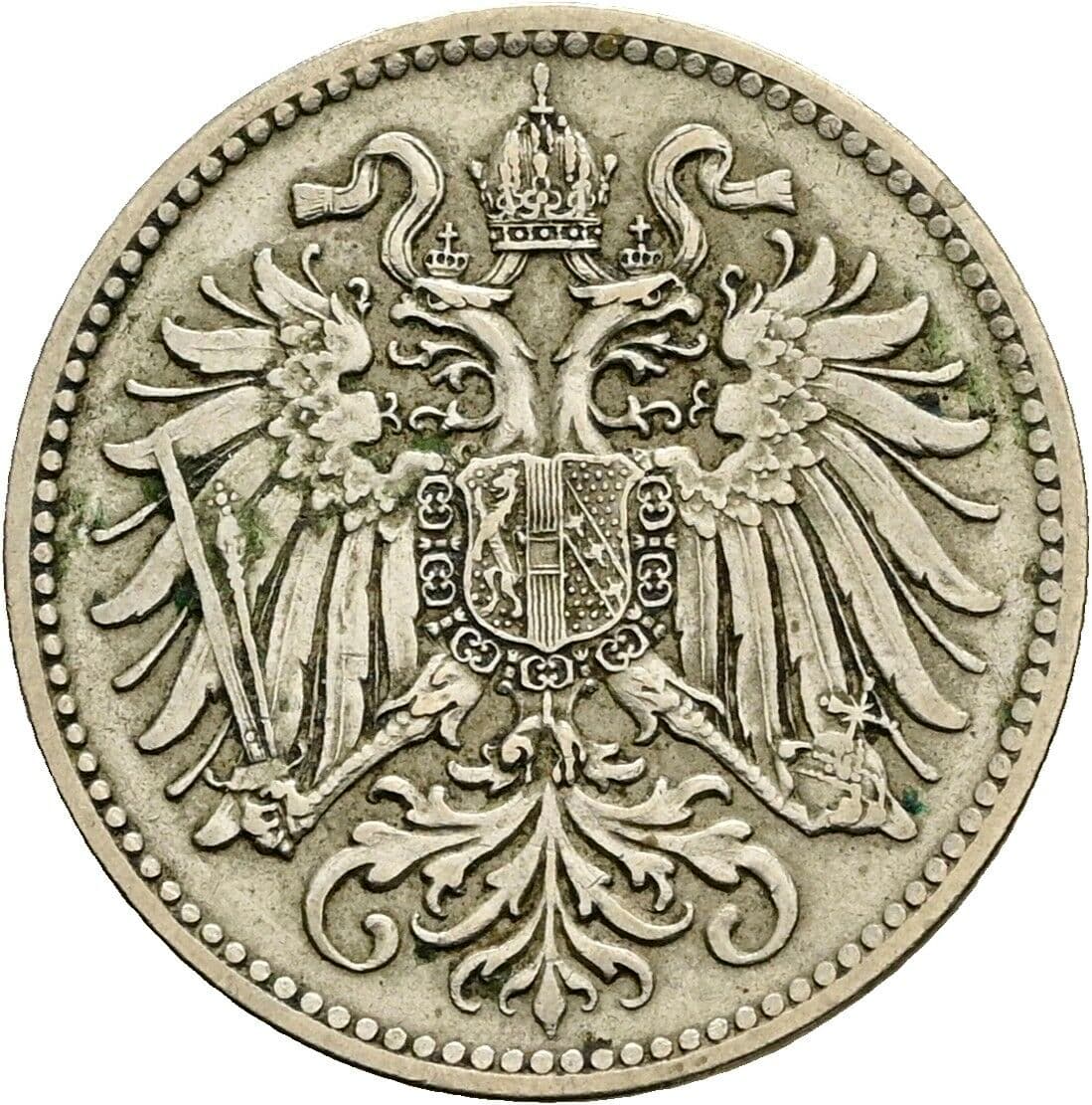 10 Heller Franz Joseph I. 1848-1916 1915 – Rückseite