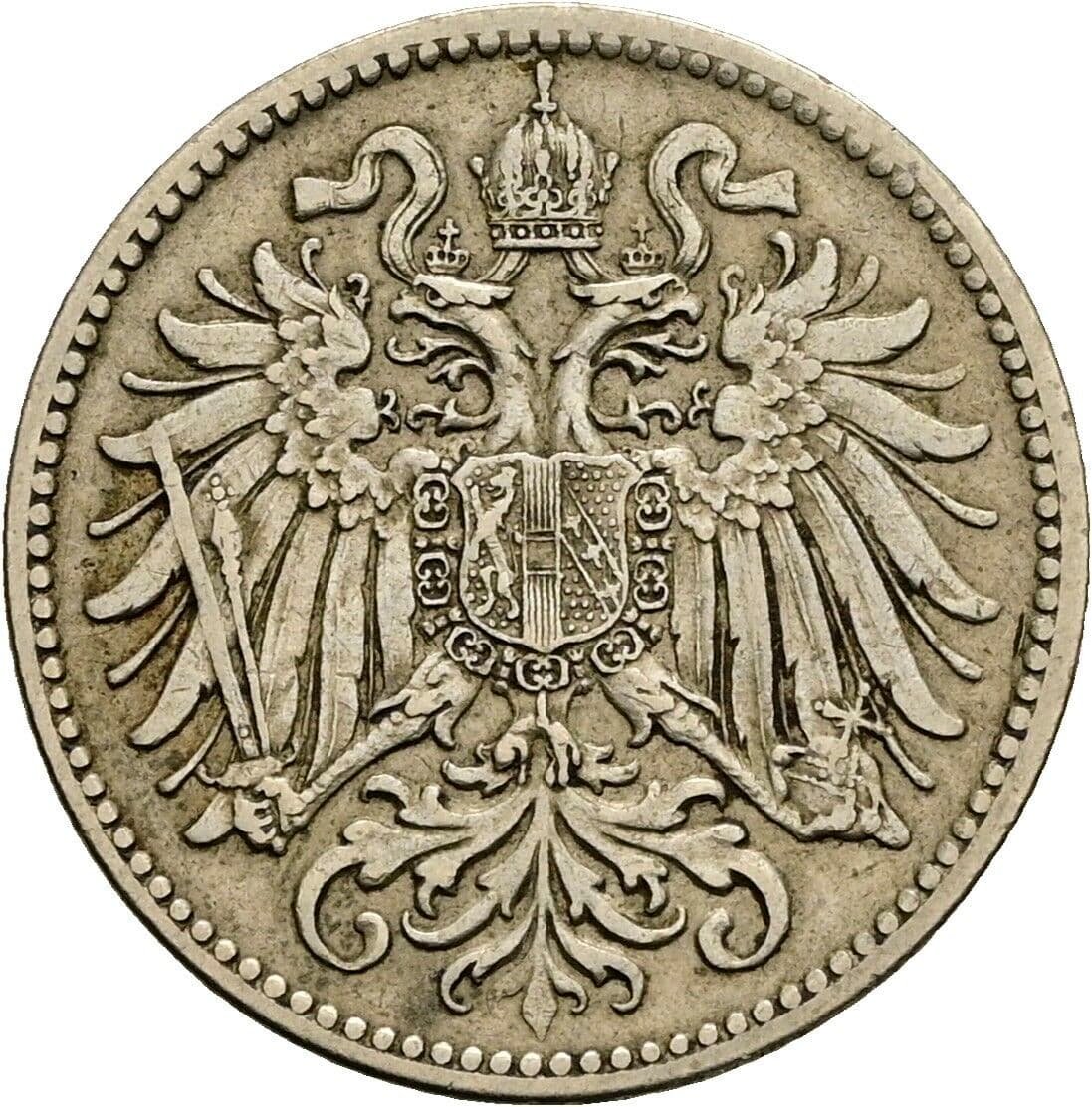 10 Heller Franz Joseph I. 1848-1916 1915 – Rückseite