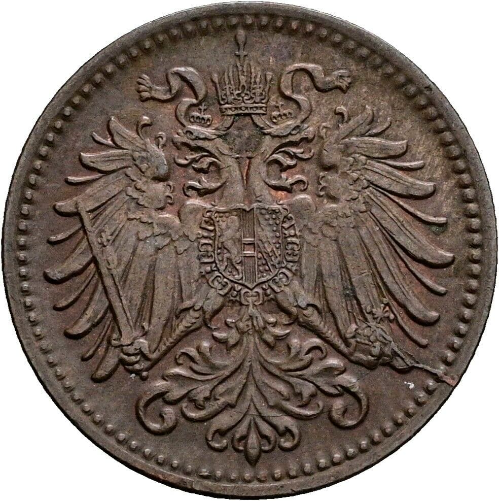 1 Heller Franz Joseph I. 1848-1916 1916 – Rückseite